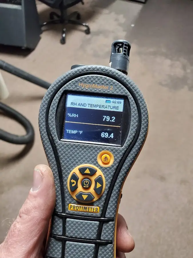 Moisture meter humidity assessment for Fire & Smoke Damage Restoration in Rumford